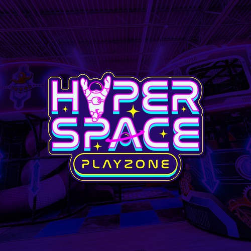 Bold logo for Hyper Space Playzone.