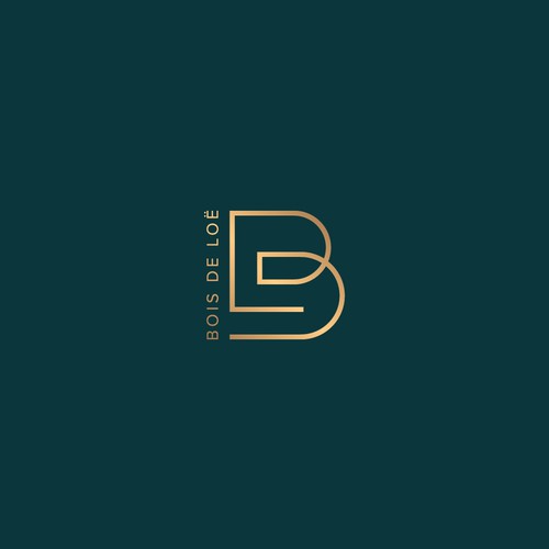 Initial letter BDL logo design.