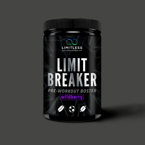 Label Desgin for an unique Pre-Workout Booster for high performing athletes