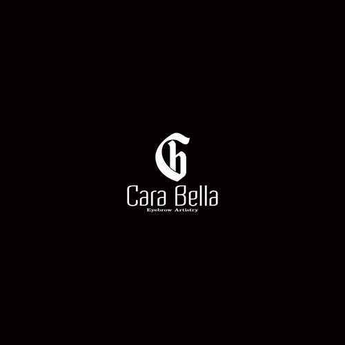 unique monogram for cara belle logo