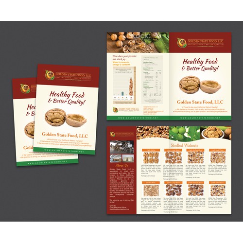 Golden State Food, LLC needs a new brochure design