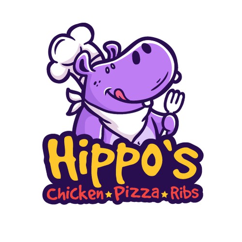 Hippo`s logo design