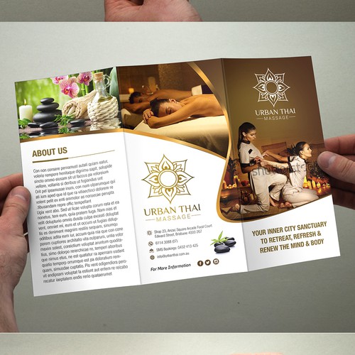 Urban Thai Massage needs an elegant & captivating illustration