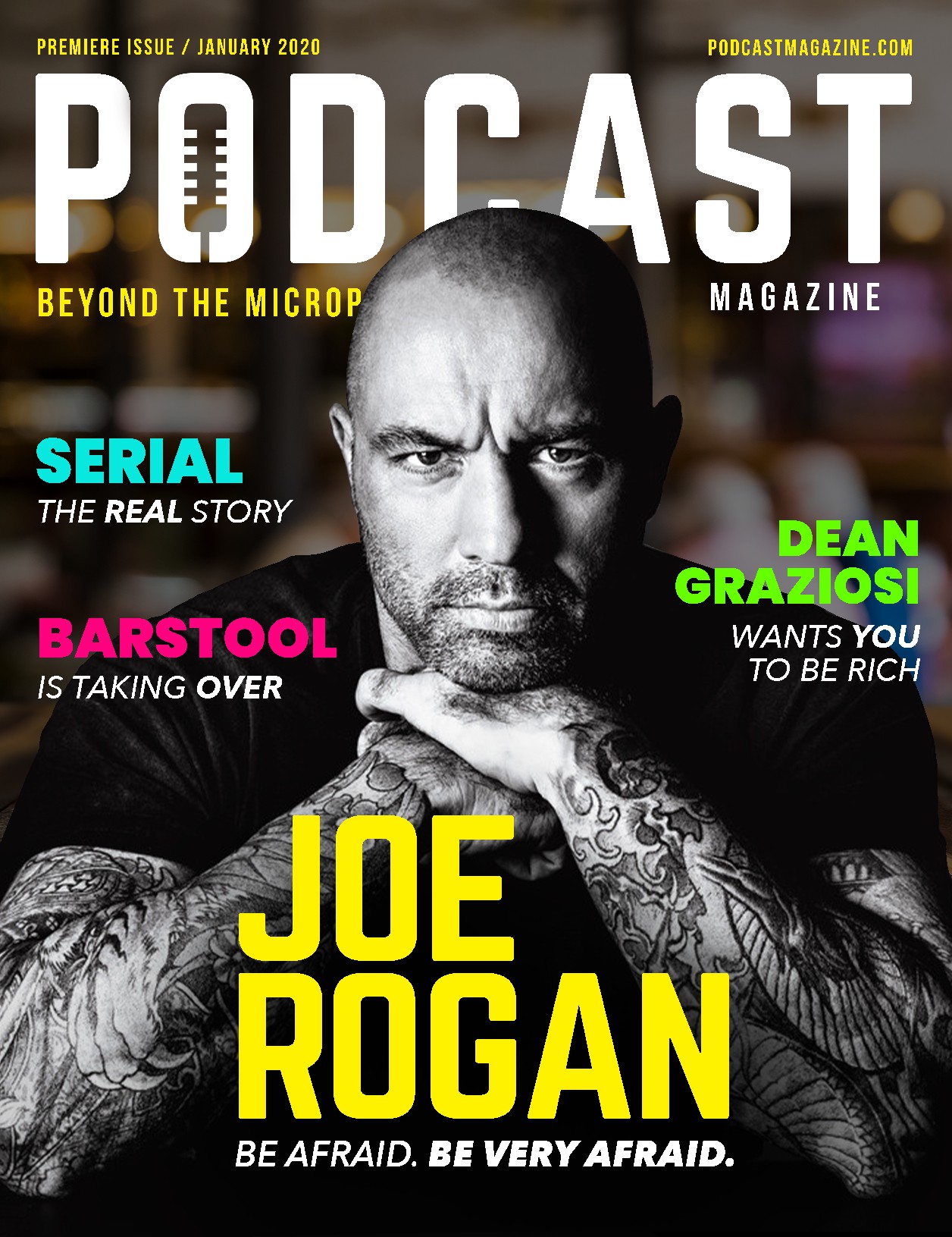 Podcast Magazine needs a cover design!