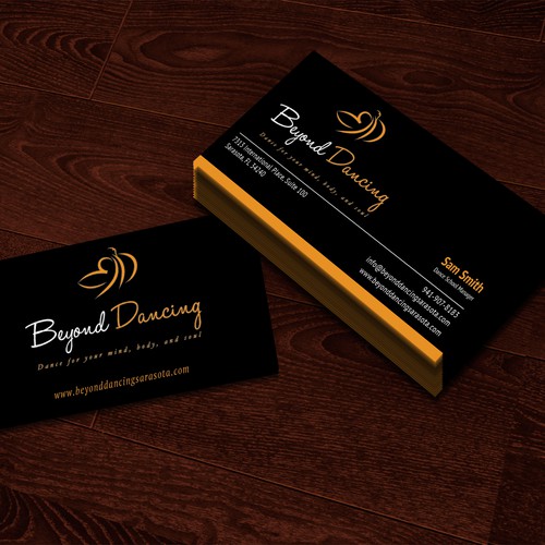 Beyond dancing  business card