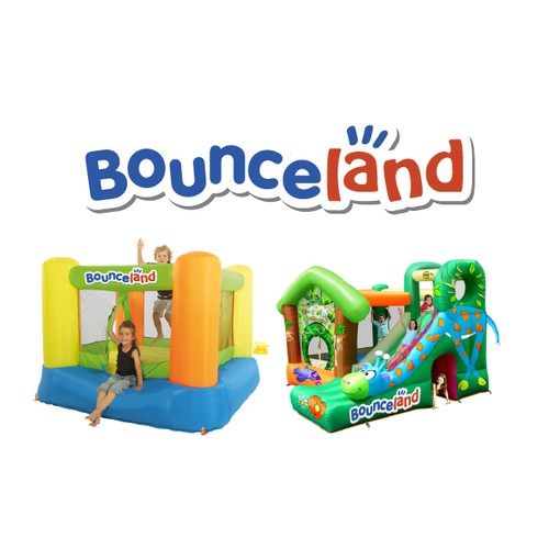 Playful logo Bouncy Castles