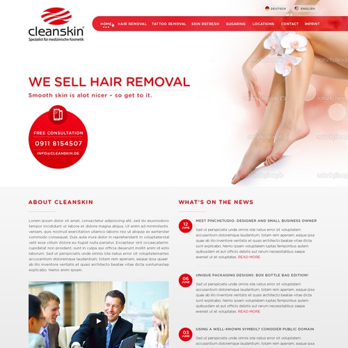 Cleanskin.de Redesign