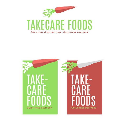 Logo for natural, clean food delivery business
