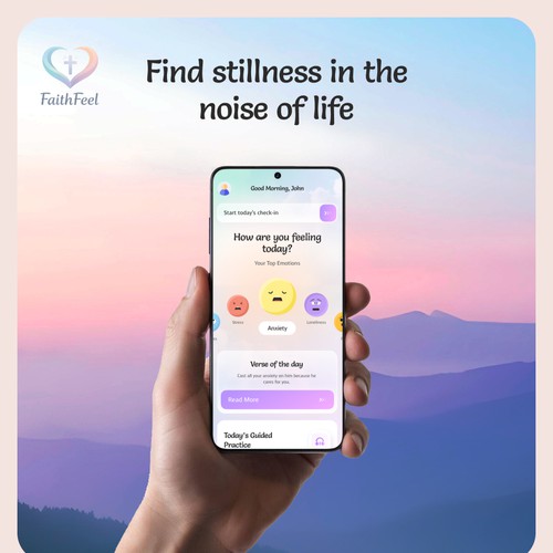 FaithFeel App UI/UX Design