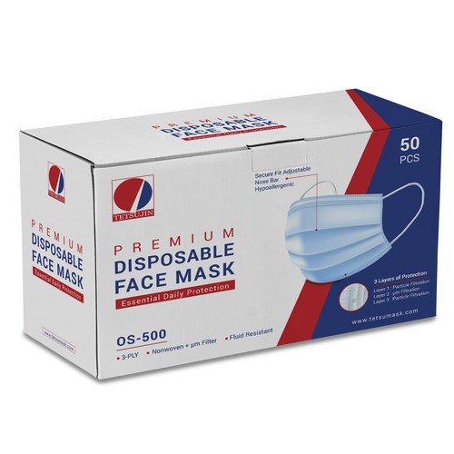 Retail Box Design for Face Mask