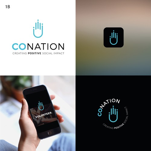 Logo for a new app that's bringing visibility to those who need it most!
