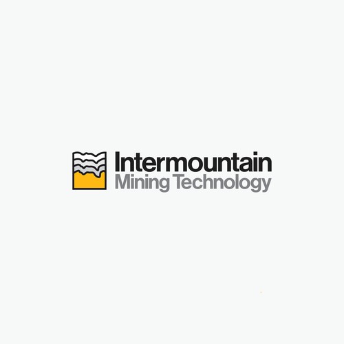 Minimal bold logo for a Mining Technology Company