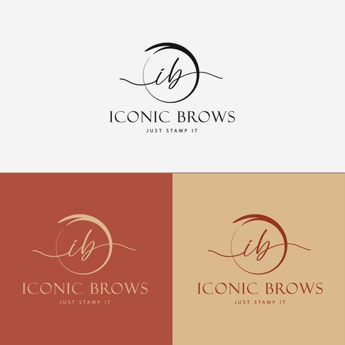 Logo consept v4 for "Iconics Brows"