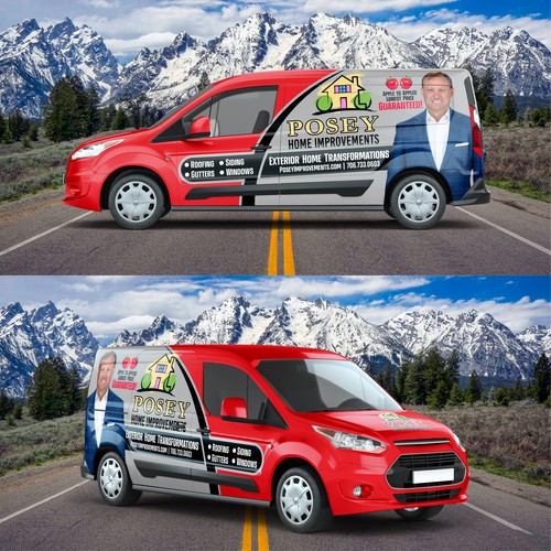 Help Create our "Exterior Home Transformations" Marketing Van Wrap