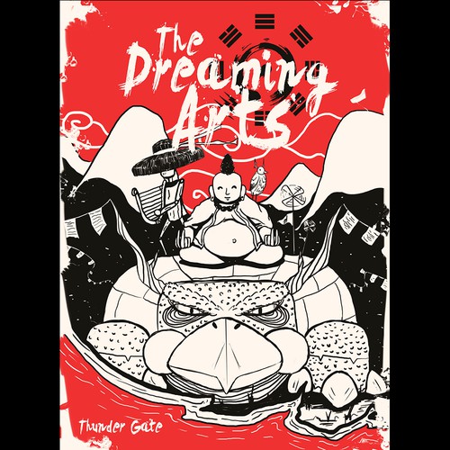 The dreaming arts cover book design