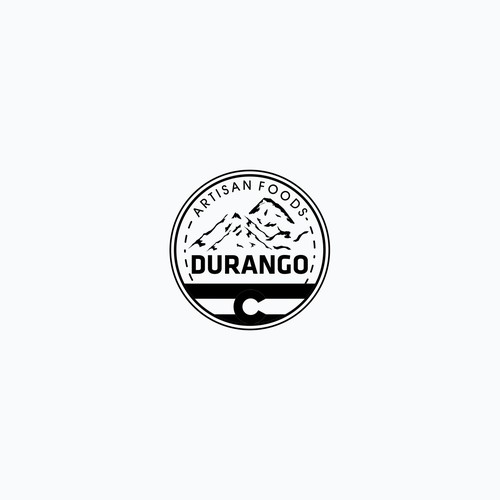 Colorado mountain theme logo for Durango Artisan Foods