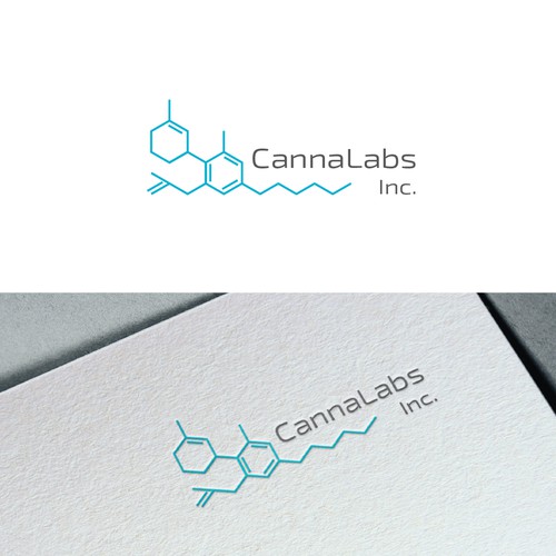 Logo for a canabis testing lab