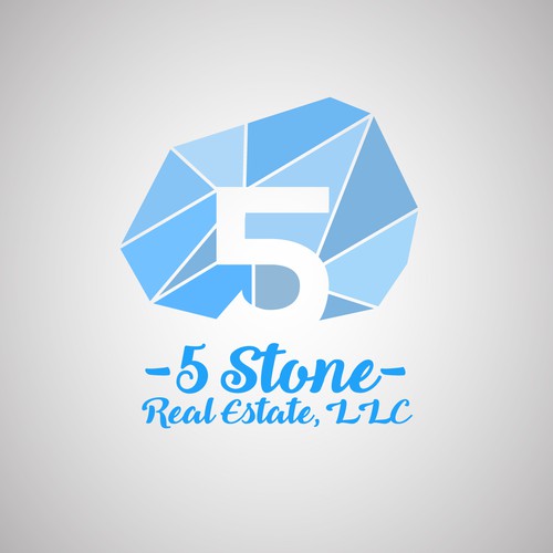 5 Stone logo design