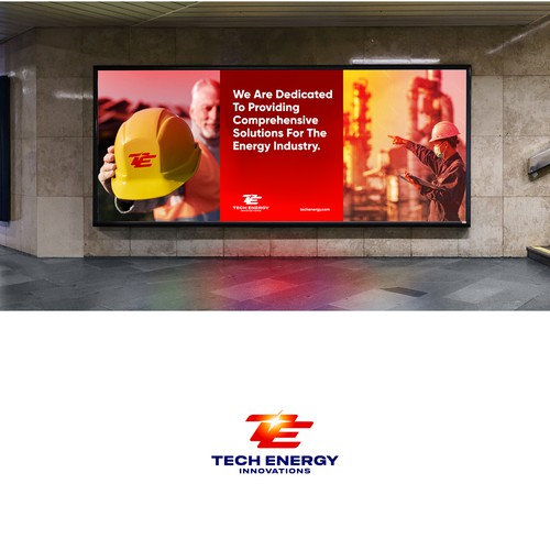 Technology Energy Company Logo Concept