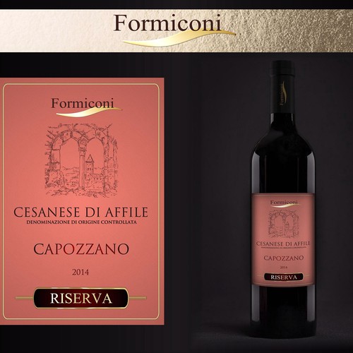 CAPOZZANO WINE LABEL RESTYLING