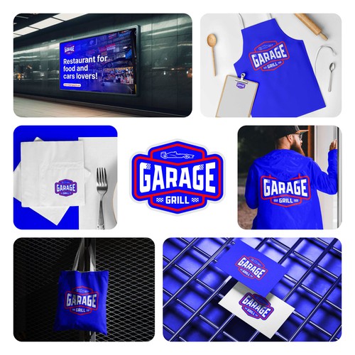 garage grill restaurant design concept