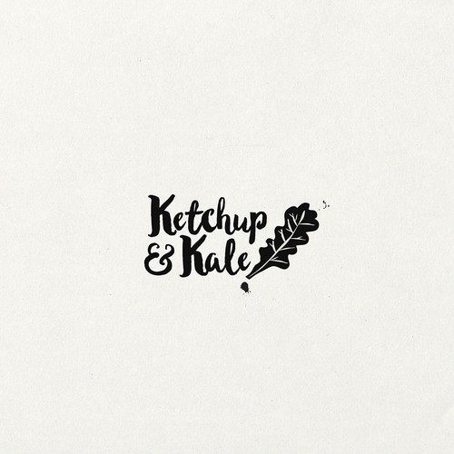 Natural logo for a food blog