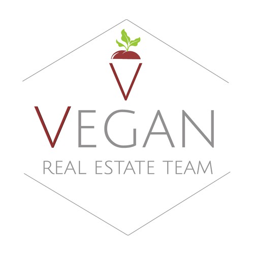 logo concept for a vegan real estate team
