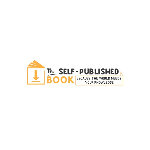 an elegant logo for a new indie author website project