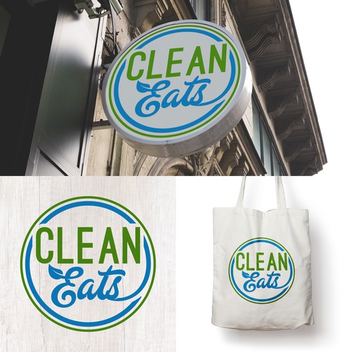 Clean Logo for Clean Eats - Healthy Meal Preparation Company.