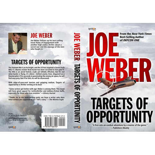 Design a new cover for the reissue of TARGETS OF OPPORTUNITY, by NY Times best-selling author, Joe Weber