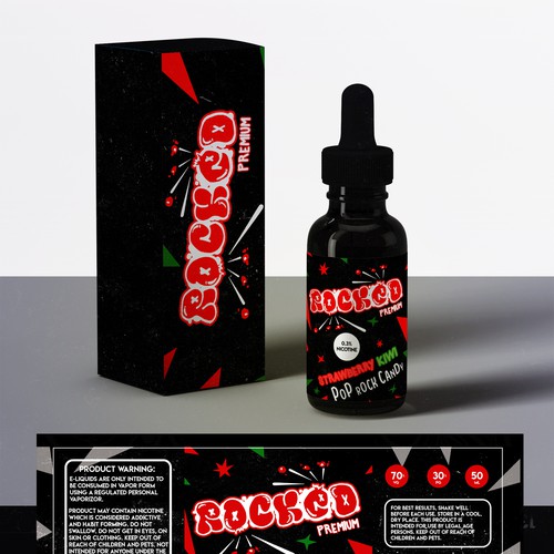 Ejuice label design