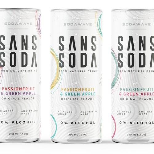 Sans Soda Label