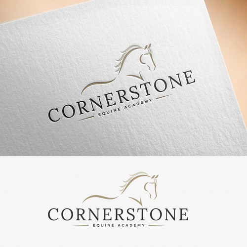 Winning Logo for Cornerstone Equine Academy