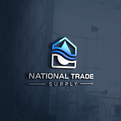 Logo design concept for National Trade Supply or NT Supply