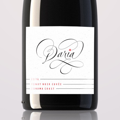 Smooth Silky Wine Label