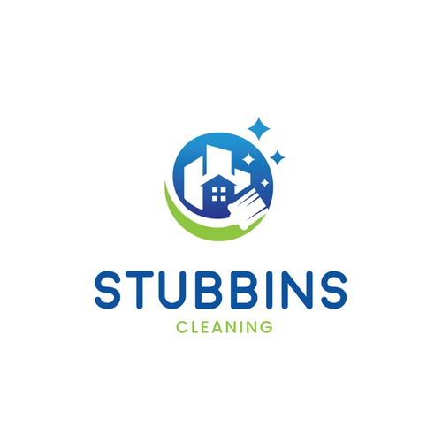 Stubbings Cleaning Logo Design