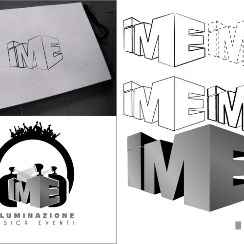 catchy logo for parties and events luxury