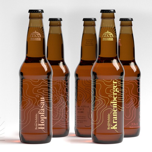 Beer labels design