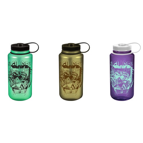 GLADE - Mockups - Nalgene Water Bottle Design