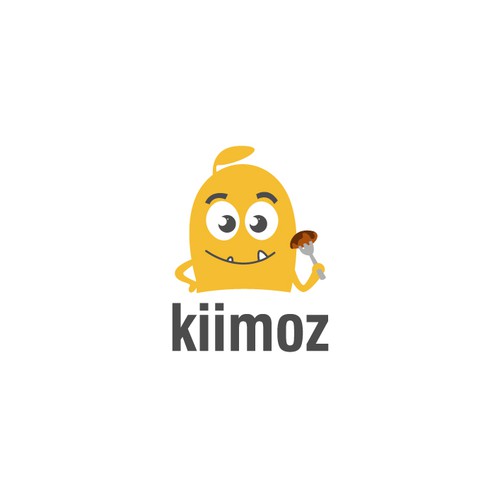 Logo for kiimoz food review app