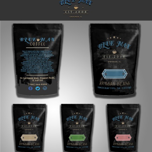 Blue Max Coffee Bag Concept