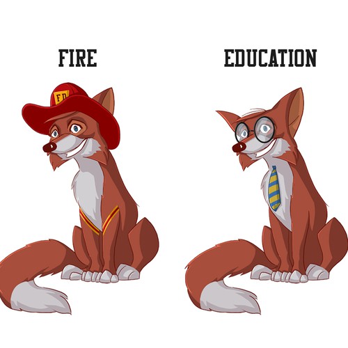 Fox Mascot Variations