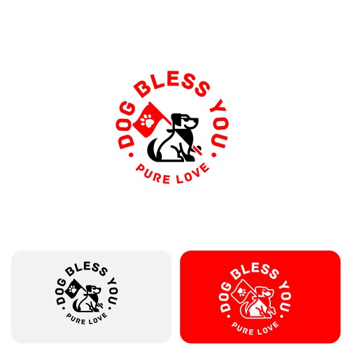 Logo design for "Dog Bless You"