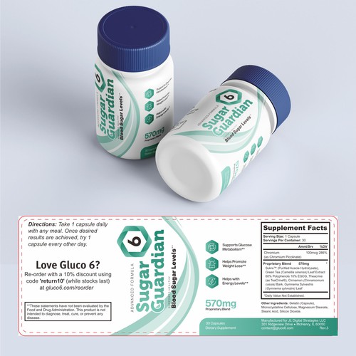 Bottle Label Wanted for Health Supplement Brand for 45+ Demographic