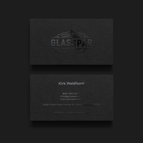 Spot UV Business Card