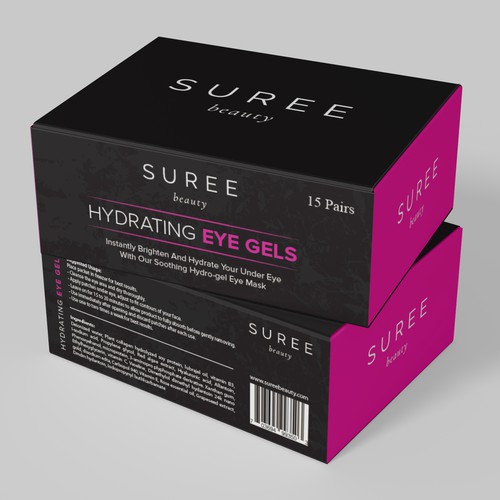 Suree Beauty - Packaging for High End Under Eye Mask