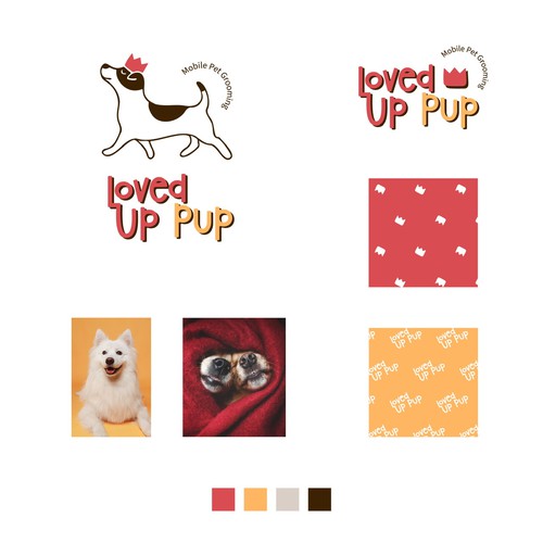 Pet grooming logo design