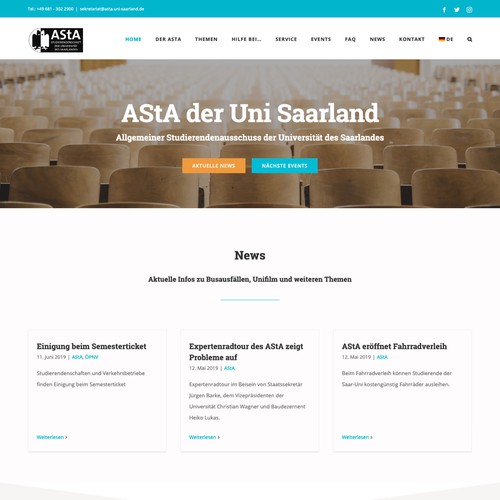 AStA Uni Saarland - WordPress