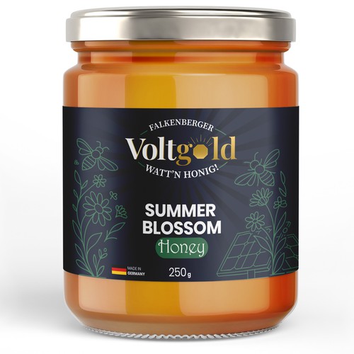 Summer Blossom Honey Label for VoltGold