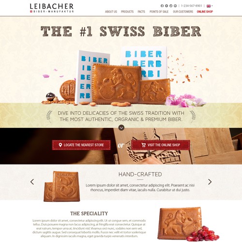 Leibacher; Homepage Design